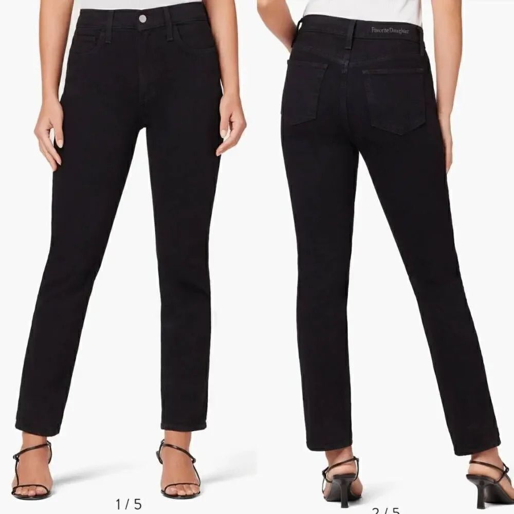 Favorite Daughter The Erin High Rise Straight Leg Jeans 27 $198